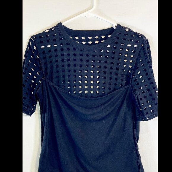 T by Alexander Wang Back Mesh Style Top - Size M - Picture 10 of 12